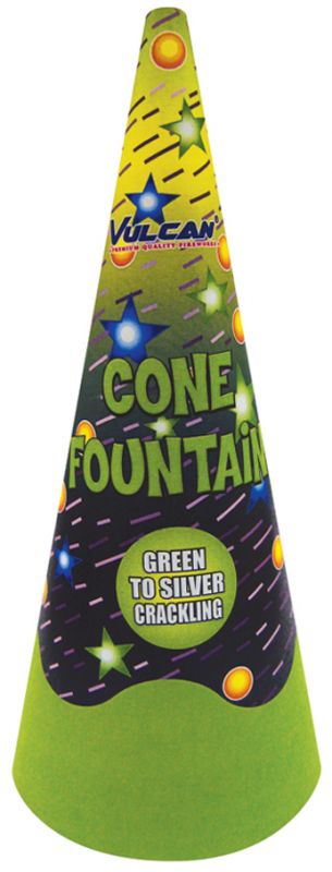 CONE FOUNTAIN GREEN TO SILVER CRACKLING (1.4G / UN0336)
